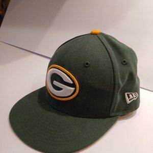 Green Bay Packers Youth Baseball Cap NFL New Era 6 3/8 Not adjustable